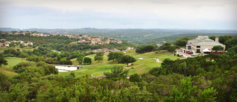 Clubhouse and course